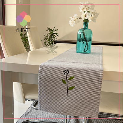 The Hive Home-Strip-E Me Table Runner