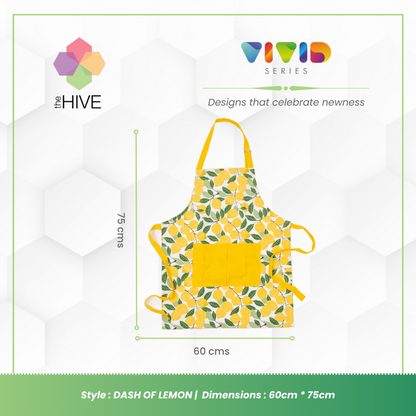 The Hive Home--Dash of Lemon Apron Dimensions