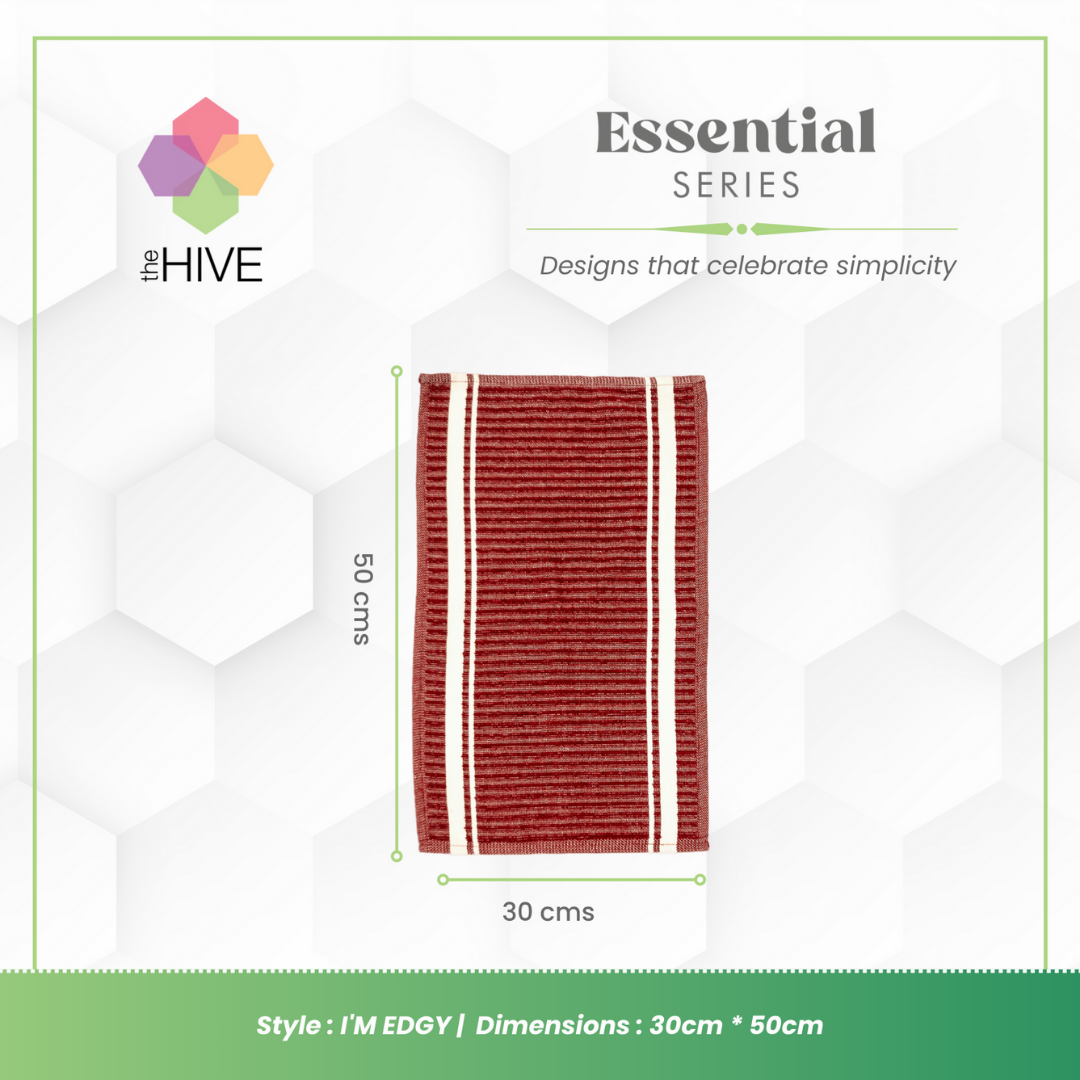 The Hive Home-- I'm Edgy Dish Towel Dimensions