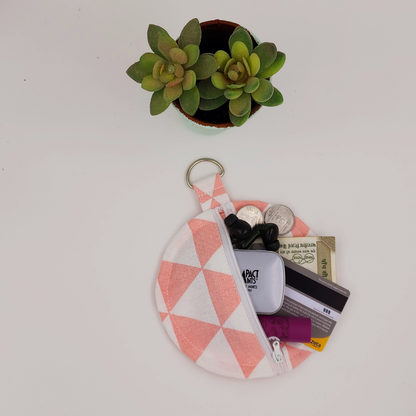 The Hive Upcycled--Earphone/Coin Pouch to store your essentials smartly